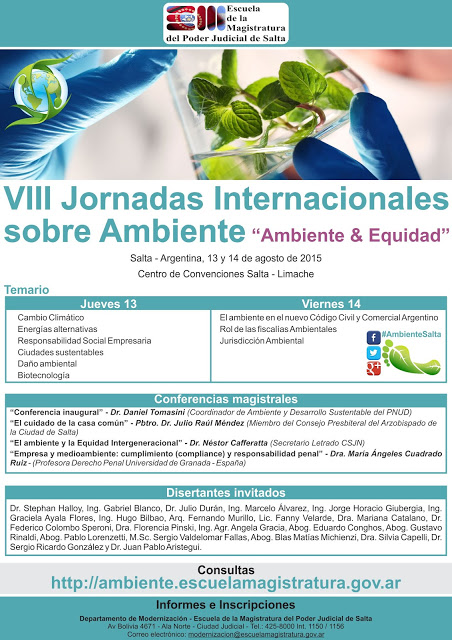  VIII Jornadas Internacionales sobre Ambiente