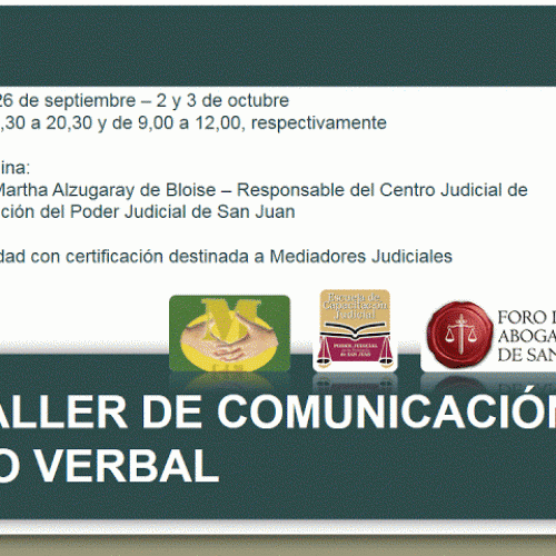 Escuela de Capacitación Judicial – San Juan