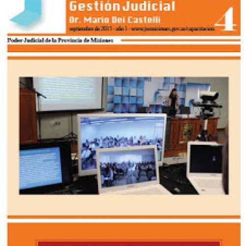 Boletín resumen de actividades agosto 2015 del Centro de Capacitación y Gestión Judicial de Misiones
