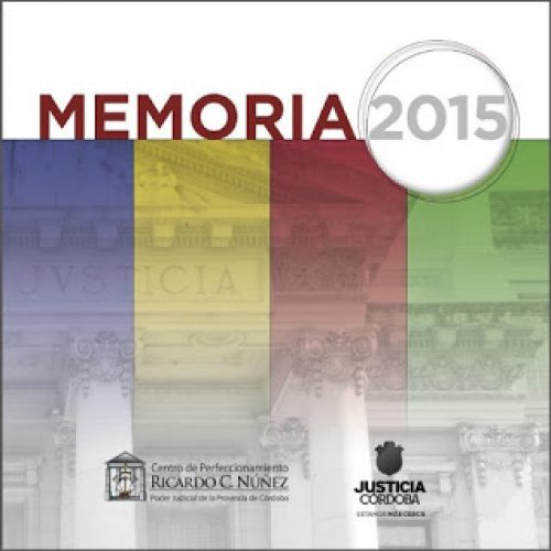 Memoria 2015 y Plan de Actividades 2016 del Centro de Perfeccionamiento “Ricardo C. Núñez”
