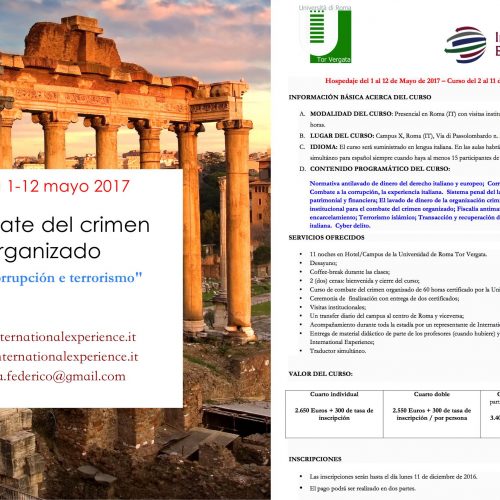 Convenio EMS y Universidad Tor Vergata – Roma