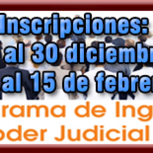Salta: Programa de Ingreso al Poder Judicial de Salta: últimos días de inscripción