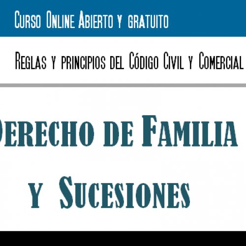 Curso OnLine Reglas y Principios del Código Civil y Comercial: Derecho de Familia y Sucesiones