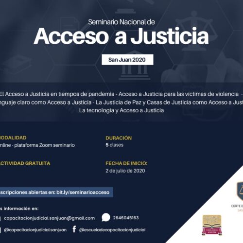 Seminario Nacional de Acceso a Justicia