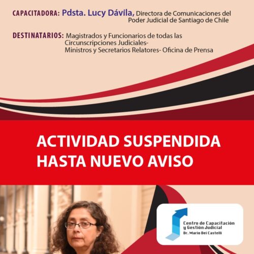 Oferta Académica: Ciclo “Prensa y Justicia” – ACTIVIDAD SUSPENDIDA
