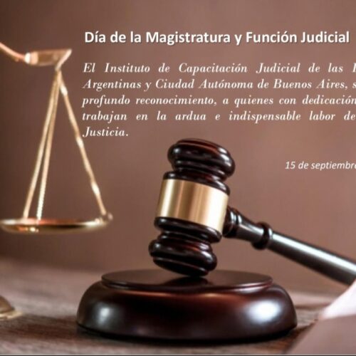 15 de septiembre ~ Día de la Magistratura y Función Judicial
