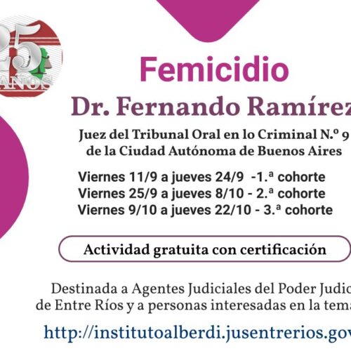 CÁPSULA EDUCATIVA 05: FEMICIDIO – Instituto “Dr. Juan Bautista Alberdi” (Entre Ríos)