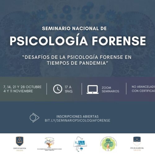 Seminario Nacional de Psicología Forense “Desafíos de la psicología forense en tiempos de pandemia”