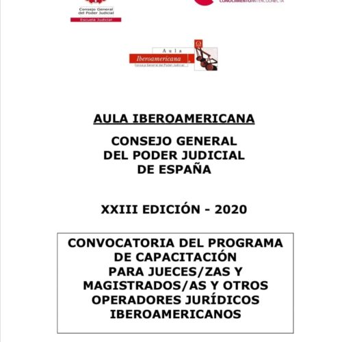 Convocatoria de cursos, en formato virtual, de la XXIII edición del Programa de capacitación AULA IBEROMERICANA para 2020