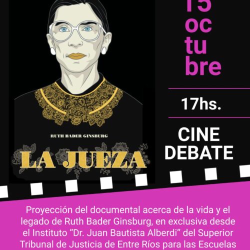 Cine-Debate “La Jueza”- Instituto Dr. Juan Bautista Alberdi