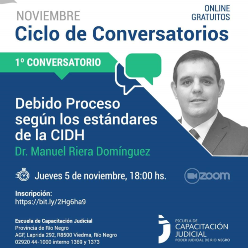 Ciclo de Conversatorios “DERECHO PROCESAL. CLAVES PARA UN DEBATE CONSTITUCIONAL”