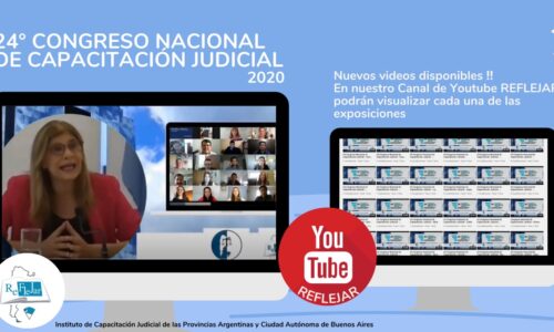 Se encuentran disponibles los videos del 24° Congreso Nacional de Capacitación Judicial