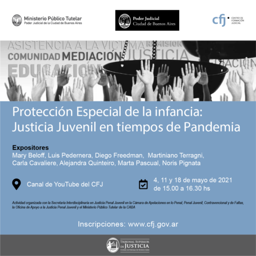 Curso “PROTECCIÓN ESPECIAL DE LA INFANCIA: JUSTICIA JUVENIL EN TIEMPOS DE PANDEMIA”