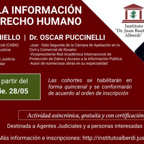 CÁPSULA EDUCATIVA 02: DERECHO A LA INFORMACIÓN COMO UN DERECHO HUMANO (Instituto “Dr. Juan Bautista Alberdi” – Entre Ríos)