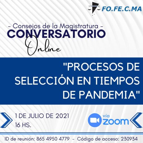 Conversatorio “Procesos de Selección en tiempos de Pandemia” – FOFECMA