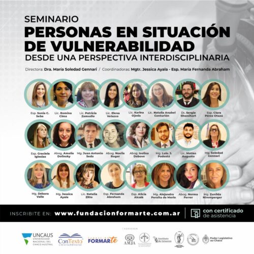 Seminario: Personas en situación de vulnerabilidad. Desde una perspectiva interdisciplinaria