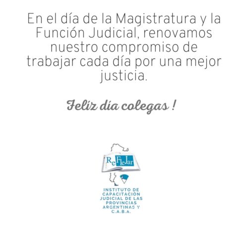 15 de septiembre – Día de la Magistratura y Función Judicial