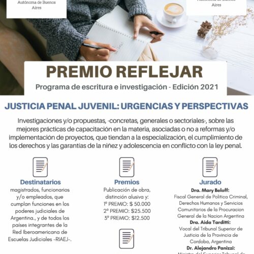 REFLEJAR invita a participar del “CONCURSO PREMIO REFLEJAR 2021”