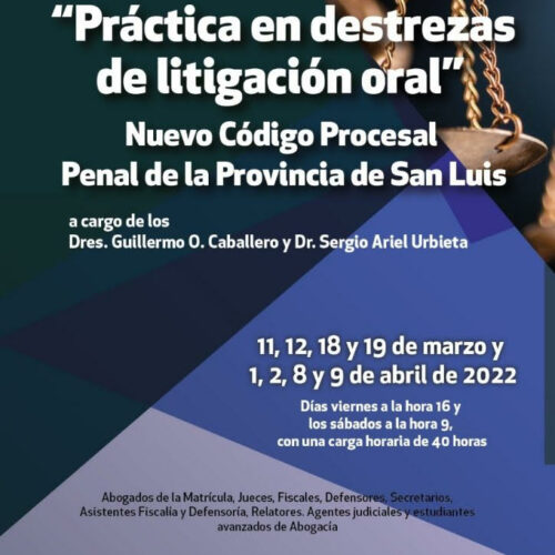 Difusión: próximos cursos del Instituto de Capacitación “Dr.  Juan Crisóstomo Lafinur” de San Luis