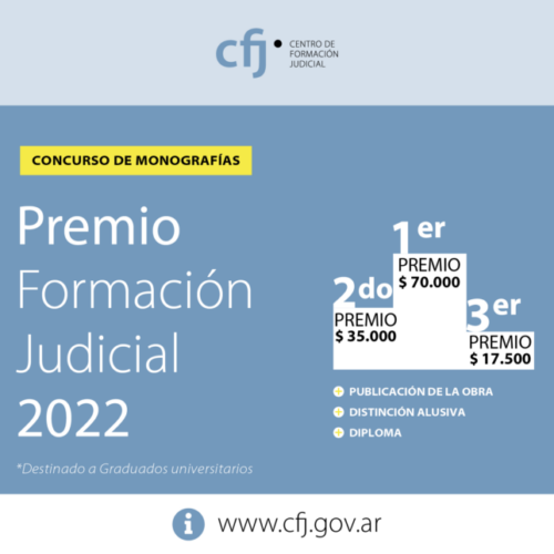 Premio Formación Judicial 2022
