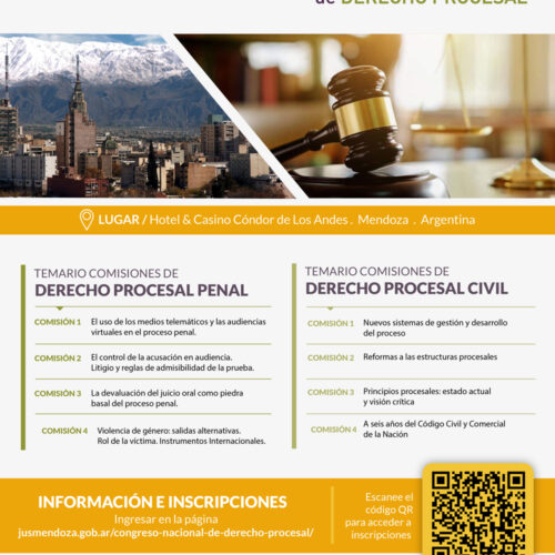 Difusión: XXXI Congreso de Derecho Procesal en Mendoza