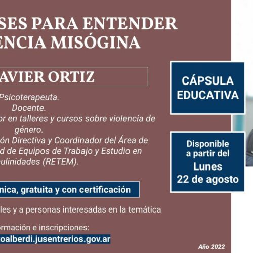 CÁPSULA EDUCATIVA ALGUNAS BASES PARA ENTENDER LA VIOLENCIA MISÓGINA (Instituto “Dr. Juan Bautista Alberdi” – Entre Ríos)
