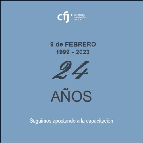 24° Aniversario de creación del Centro de Formación Judicial de la Ciudad Autónoma de Buenos Aires