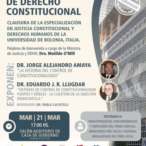 Difusión: Jornada de Derecho Constitucional
