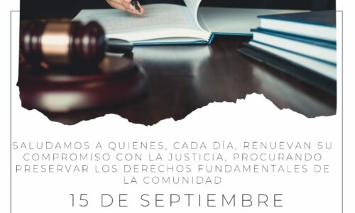 15 de septiembre – Día de la Magistratura y de la Función Judicial