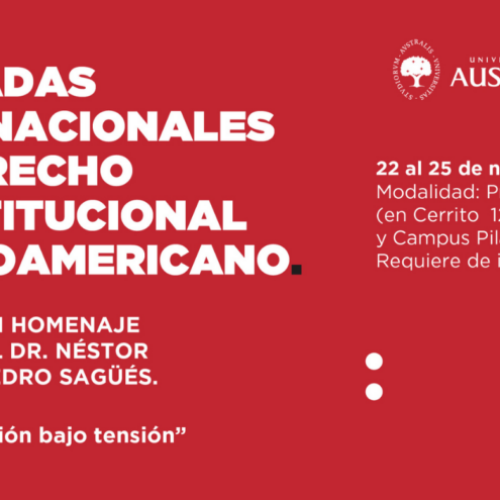 Difusión: Jornadas Internacionales de Derecho Constitucional Latinoamericano (Univ. Austral)