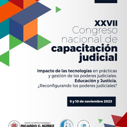 Próximamente: XVII Congreso Nacional de Capacitación Judicial