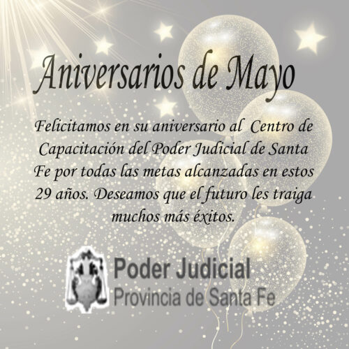 29° Aniversario de creación del Centro de Capacitación del Poder Judicial de Santa Fe